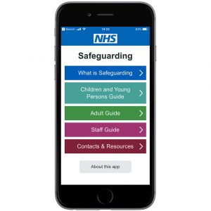 NHS safeguarding app